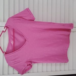 J CREW VINTAGE COTTON PINK TEE SHIRT
